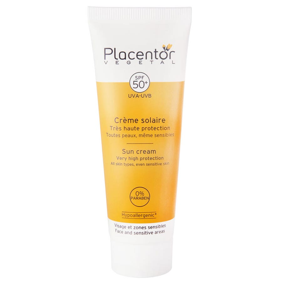Placentor Sun Cream Face & Sensitive Areas Spf50+ 40 ml Placentor Végétal
