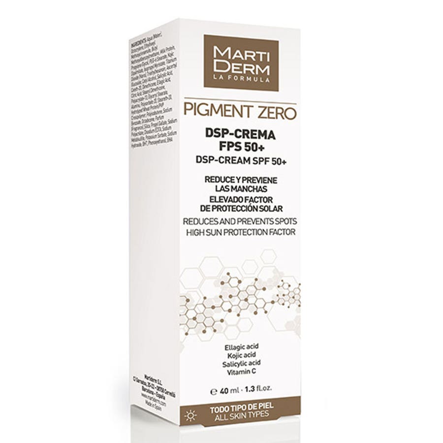 Dsp Cream Sfp 50+ 40 ml Pigment Zero Martiderm