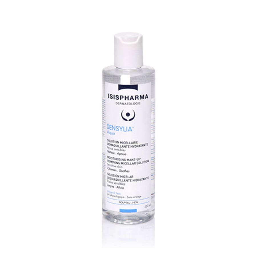 Aqua Hydrating Cleansing Micellar Solution for Sensitive Skin 250ml Sensylia Isispharma