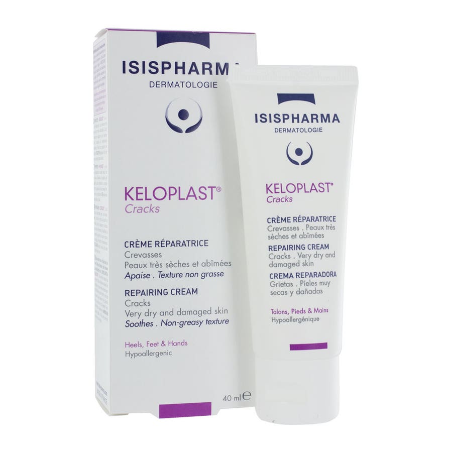 Crack Repairing Cream For Very Dry And Damaged Skin 40ml Keloplast Isispharma