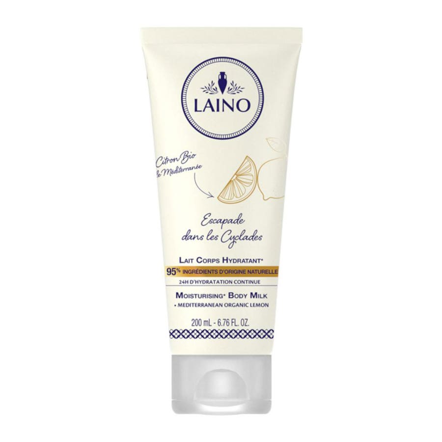 Organic Lemon Moisturizing Body Milk 200ml Laino