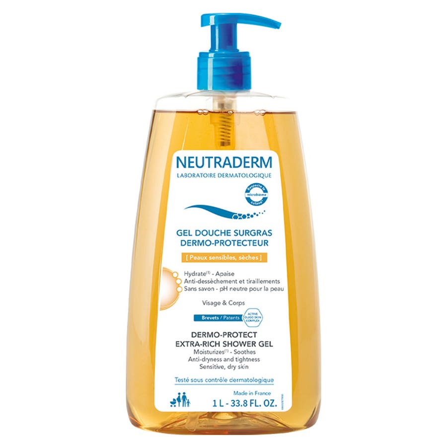 Neutraderm Extra Rich Shower Gel Dermo Protect Dry and Sensitive Skin