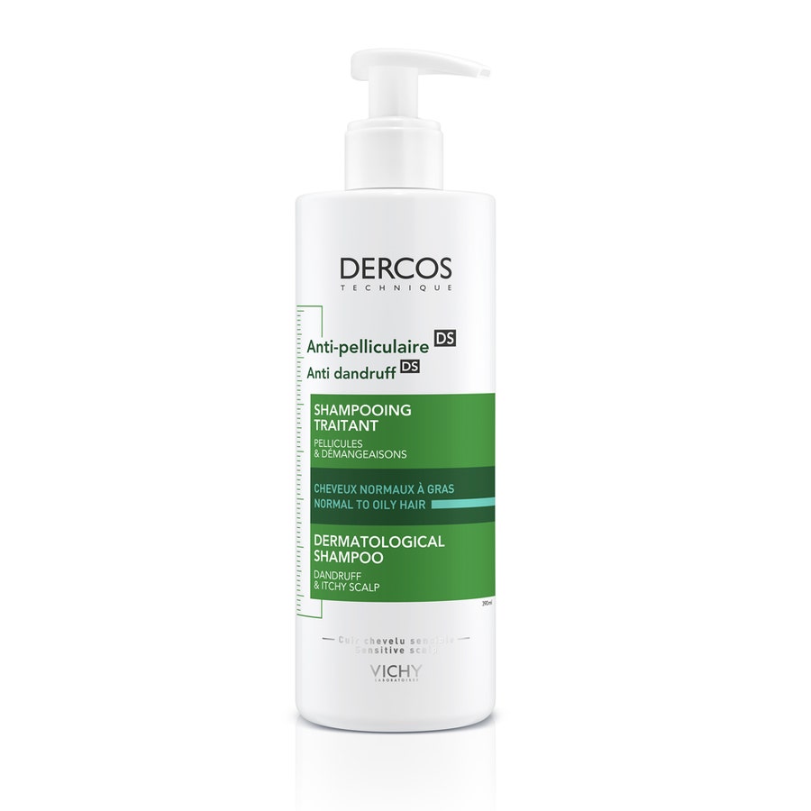 Anti Dandruff Shampoo 390ml Dercos Normal To Oily Hair Vichy