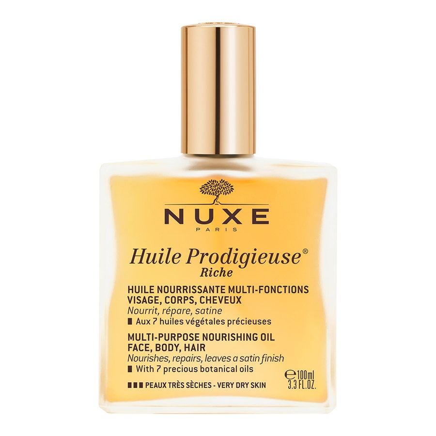 Rich Oil Face, Body & Hair 100ml Huile Prodigieuse Very Dry Skin Nuxe