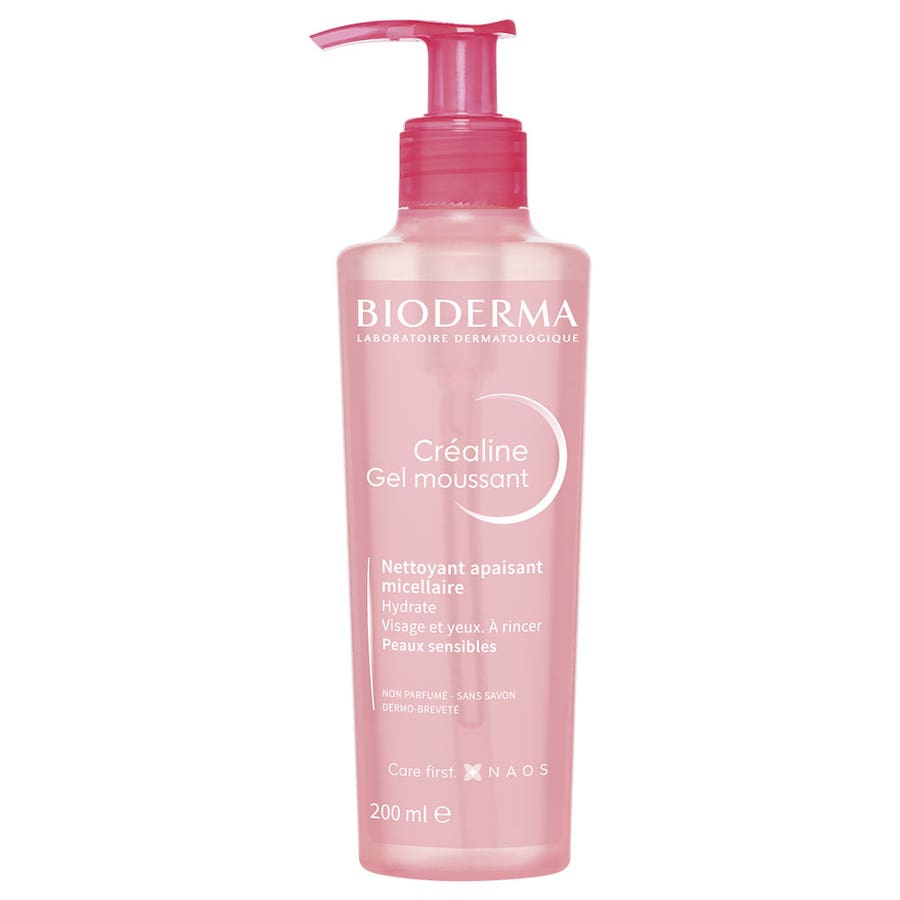 Cleansing foaming gel sensitive skin 200ml Crealine Peaux sensibles Bioderma