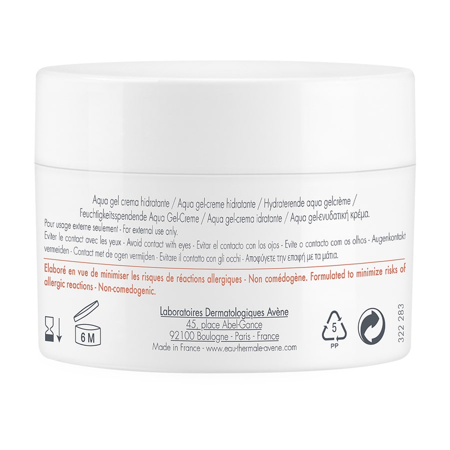 Hydrating Aqua Cream In Gel Dehydrated Skin 50ml Hydrance Avène