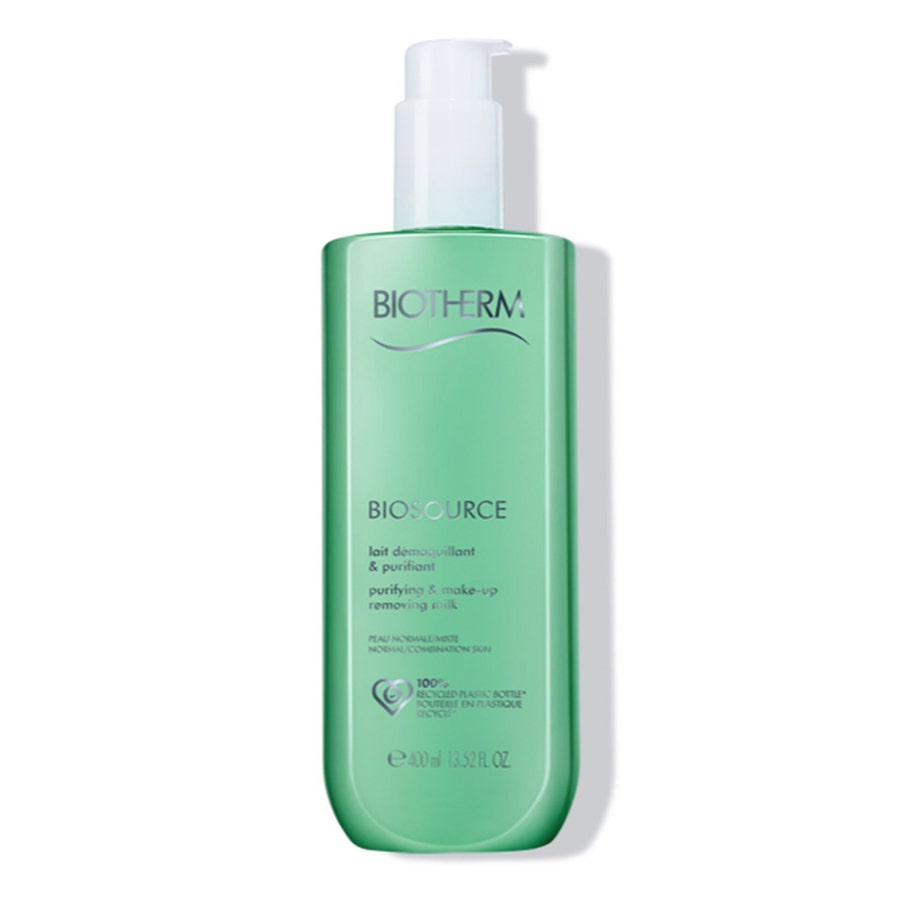 Biosource Purifying And Make Up Removing Milk Normal To Combination Skins 400ml Biosource Biotherm