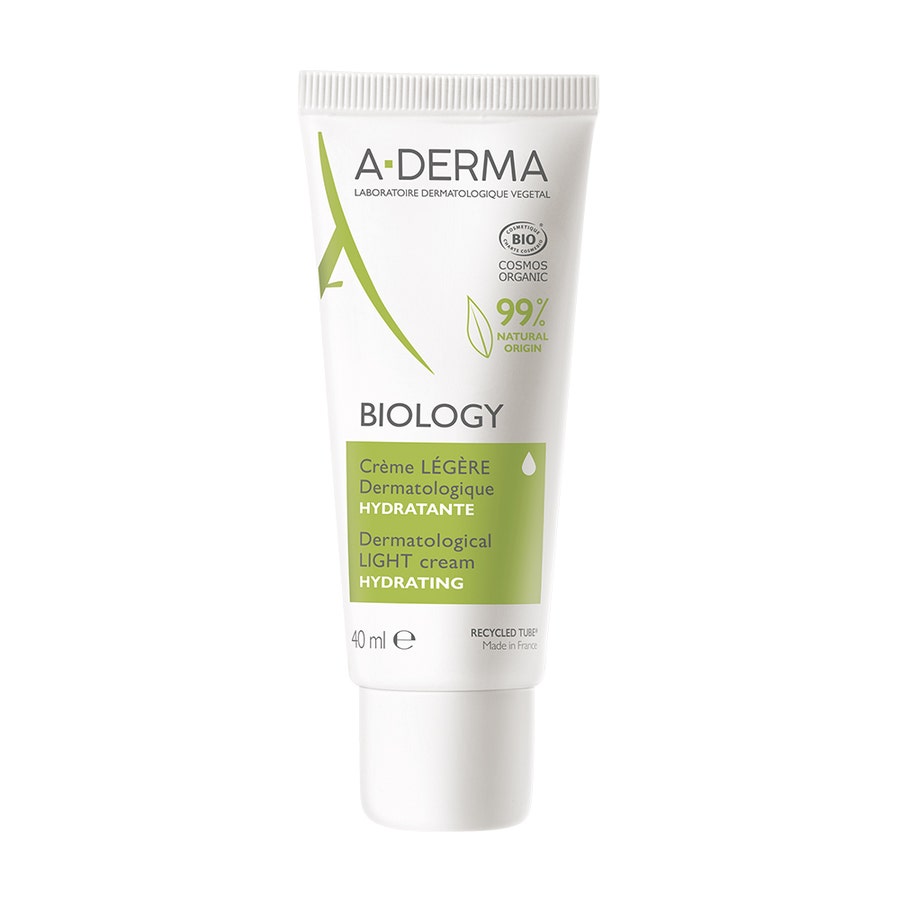 Organic Light Dermatological Moisturising Cream 40ml Biology A-Derma