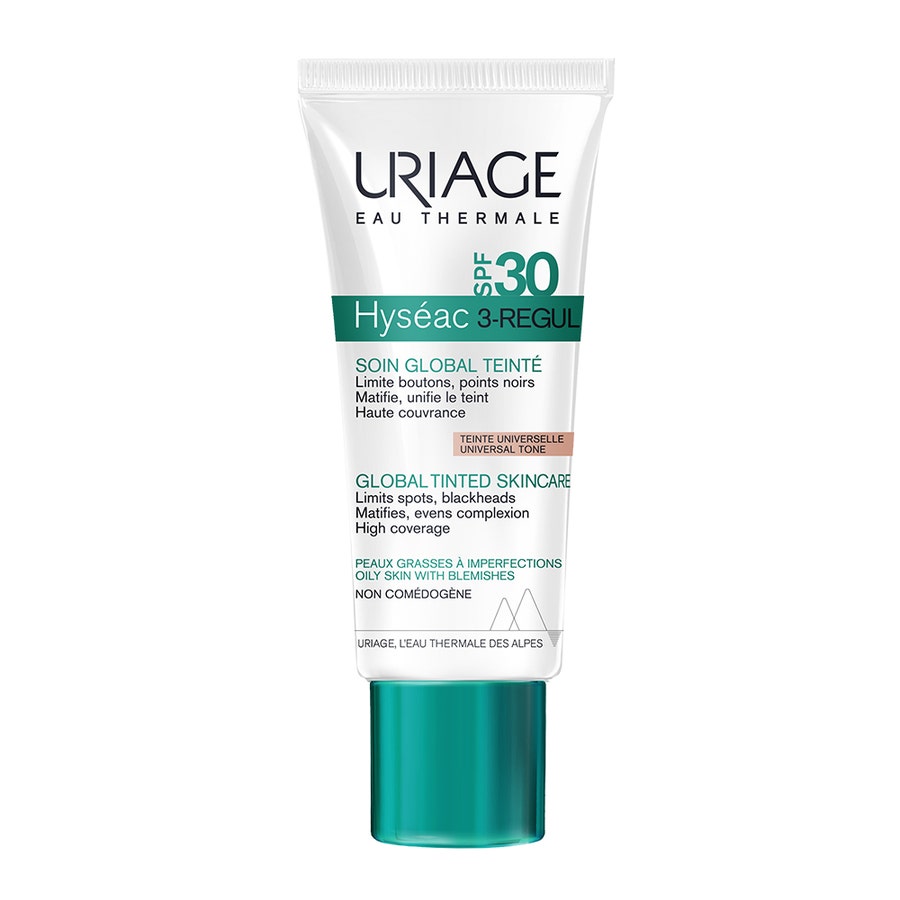 Uriage Hyseac 3 Regul Global Tinted Skin Care Sfp 30 Oily Skins With Blemishes 40ml Hyseac 3 Regul Uriage