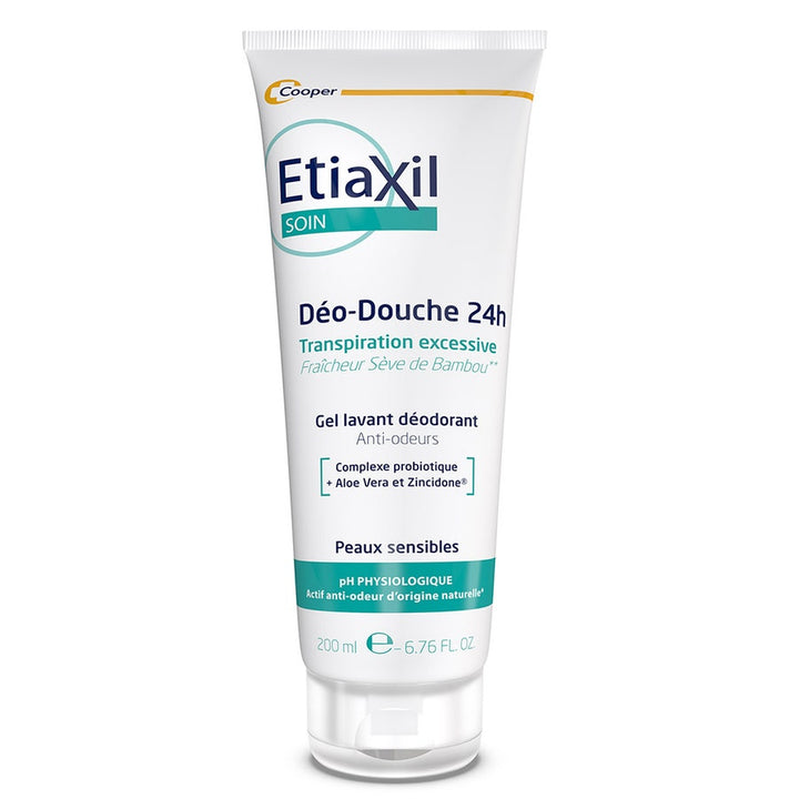 Etiaxil 24h Excessive Sweating Shower Gel 200ml Sensitive Skin shower care